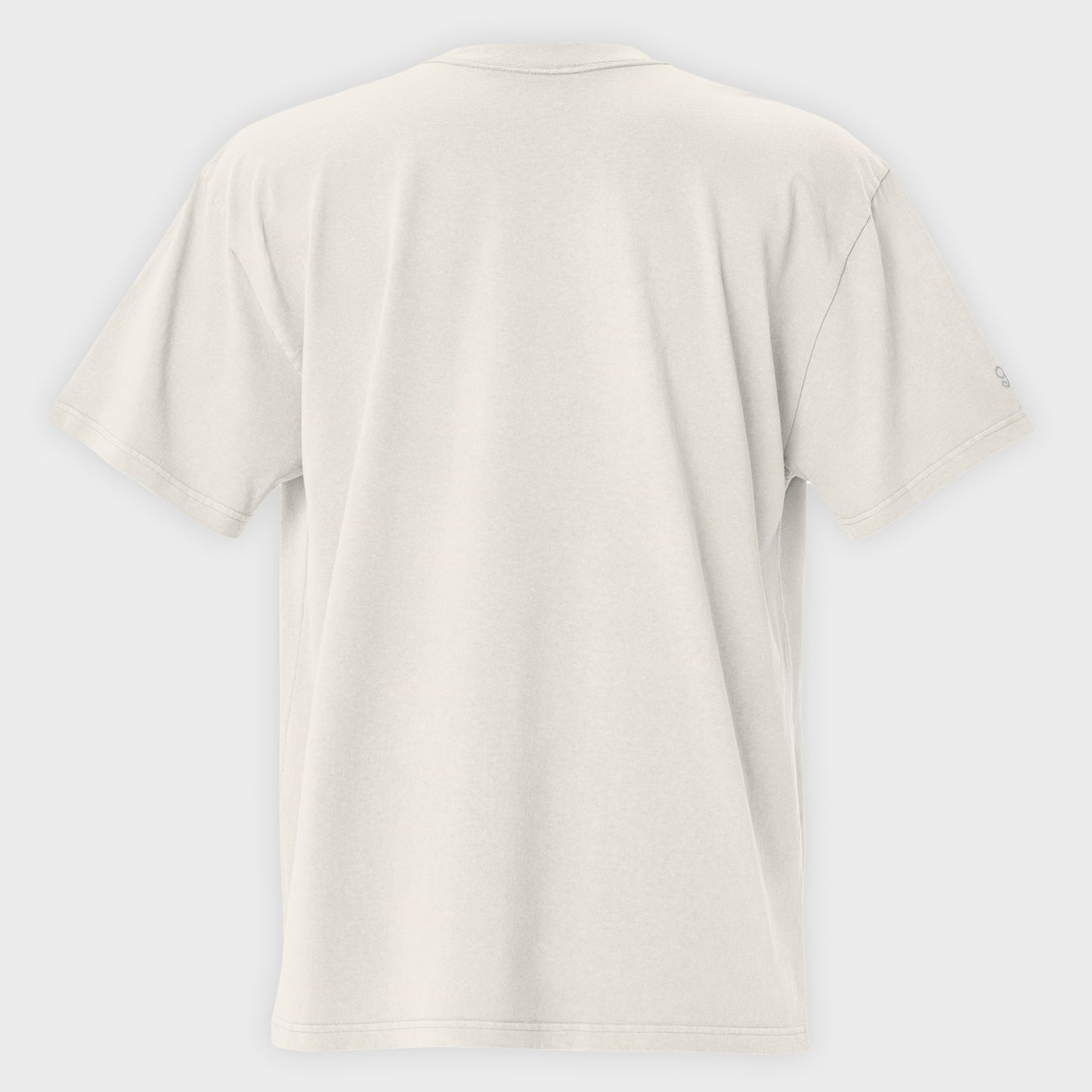 GetUpGo Premium Oversized T-shirt in Faded Bone