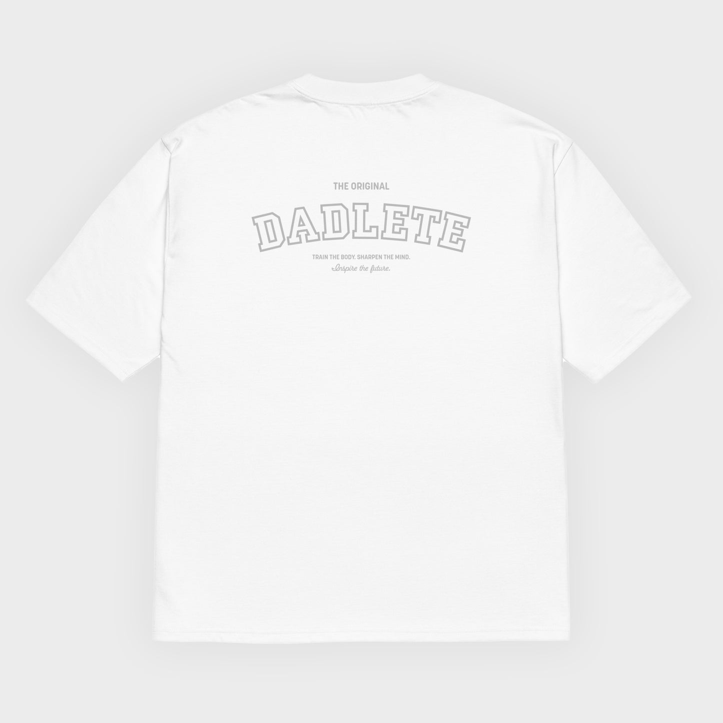 GetUpGo The Original DADLETE Oversized T-shirt in White/Faded