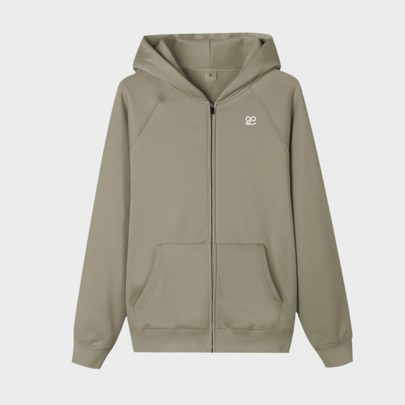 GetUpGo Zip-up Hoodie in Carbon Grey