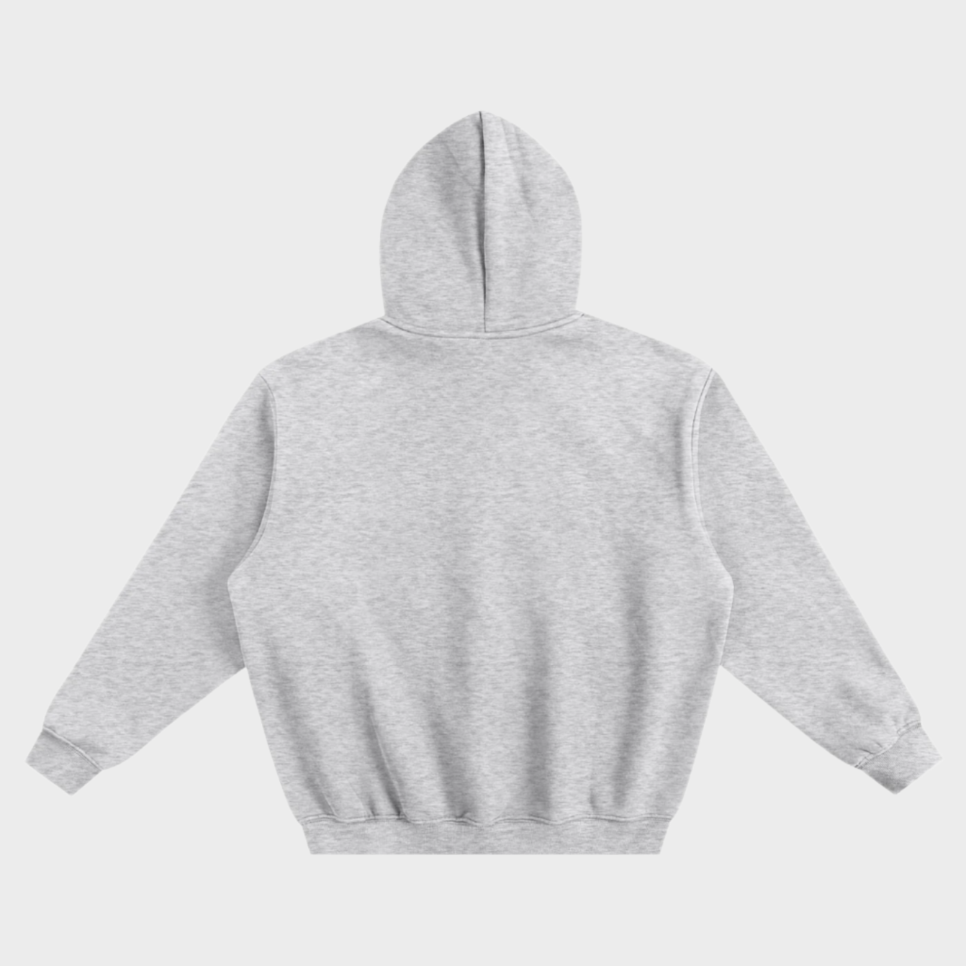 GetUpGo Fleeced Boxy Hoodie in Flower Grey