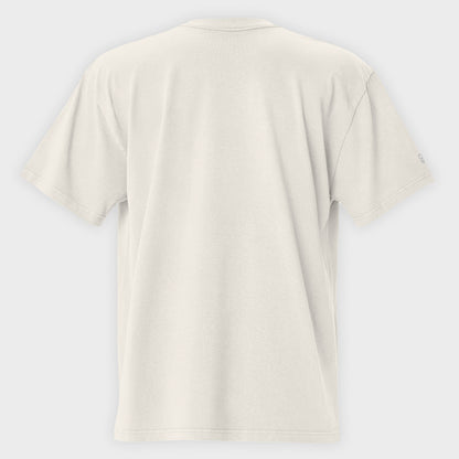 GetUpGo Premium Oversized T-shirt in Faded Bone